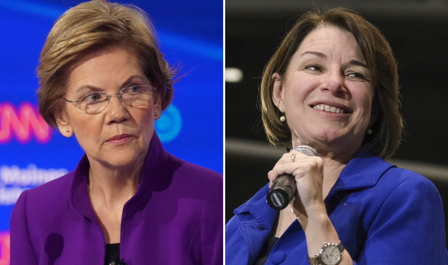 Elizabeth Warren i Amy Klobuchar