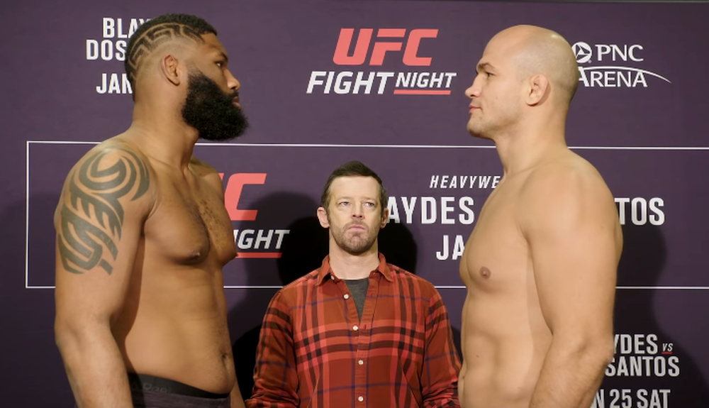 Curtis Blaydes i Junior dos Santos