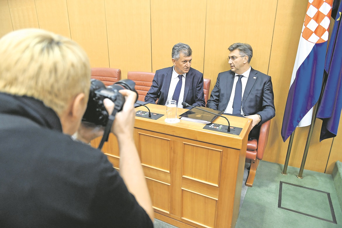 Milan Kujundžić i Andrej Plenković