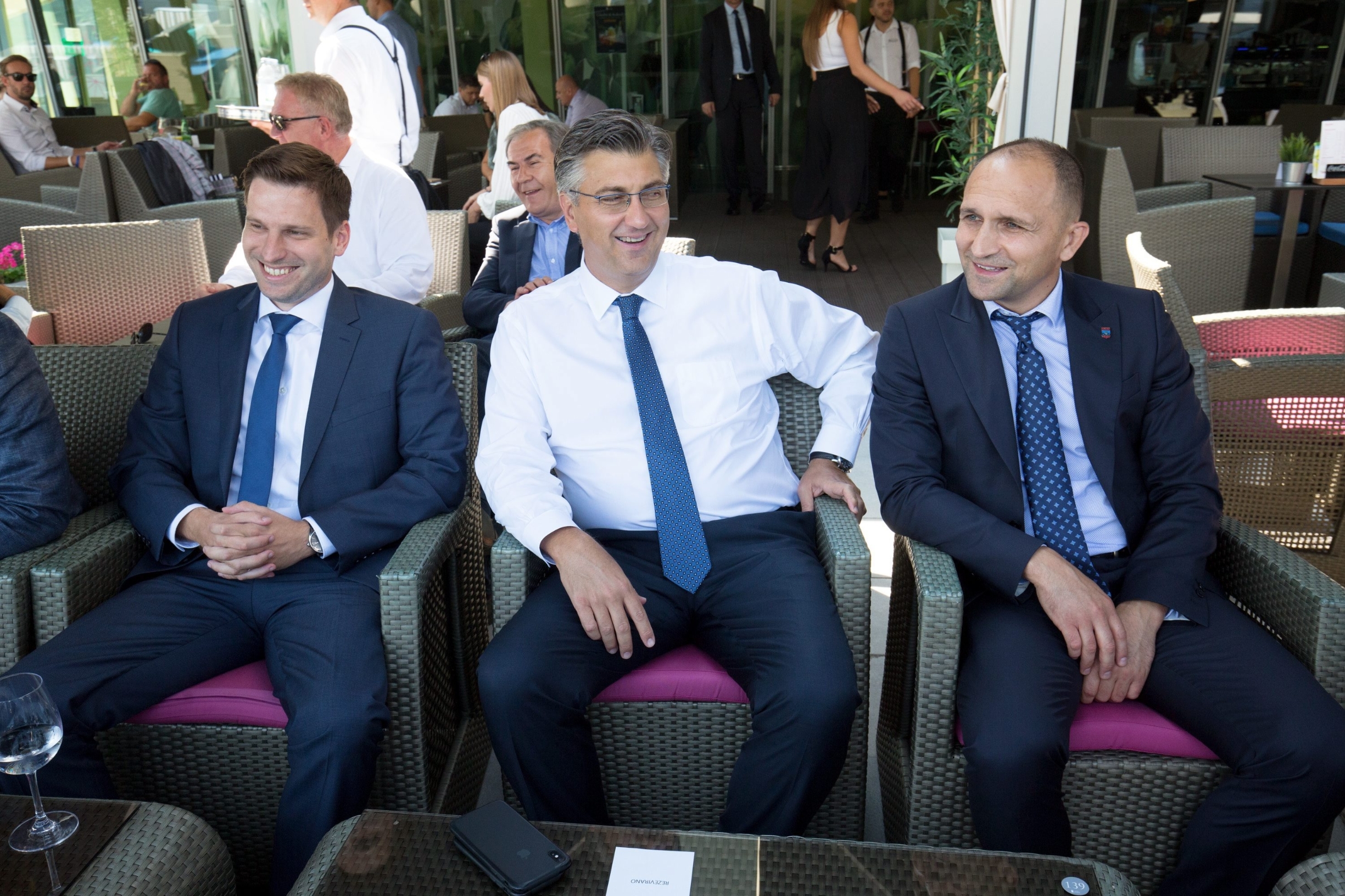 Andrej Plenković i Ivan Anušić