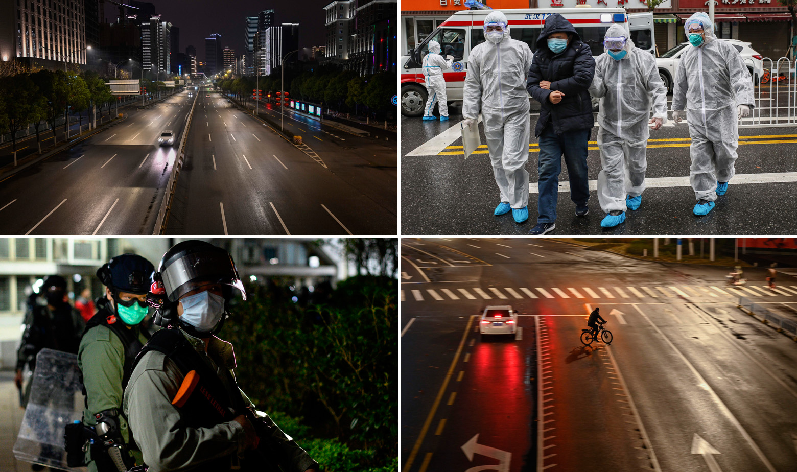 Prizori iz Wuhana i Hong Konga