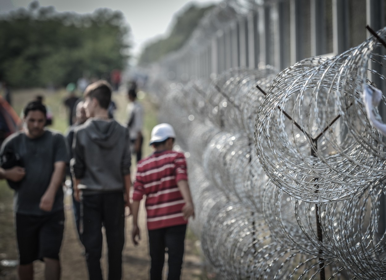 Ograda na prijelazu Horgos (arhiva)