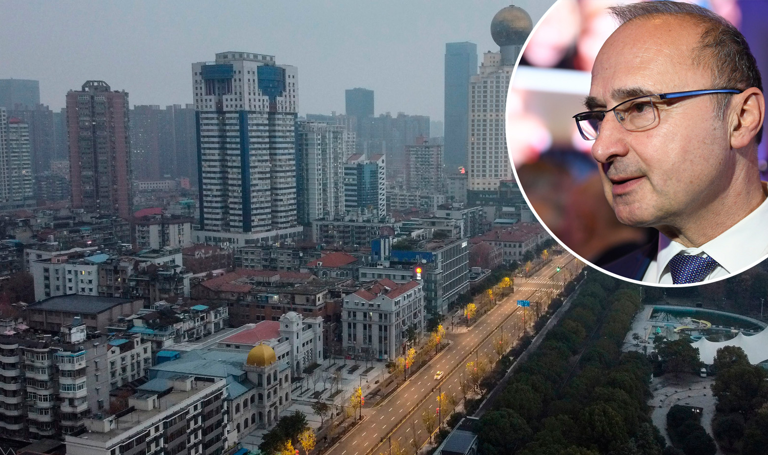 Wuhan i Gordan Grlić-Radman u krugu