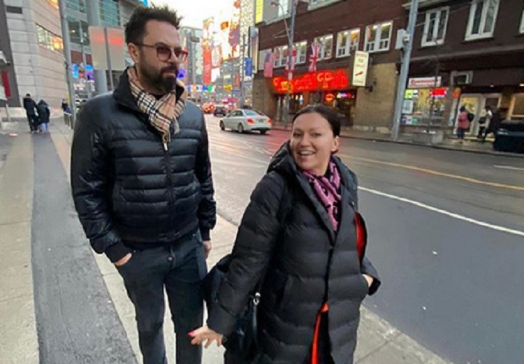 Nina Badrić i Petar Grašo u šetnji