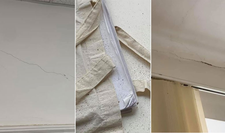 Šteta nastala nakon potresa u prostorijama načelnika općine Marija Bistrica