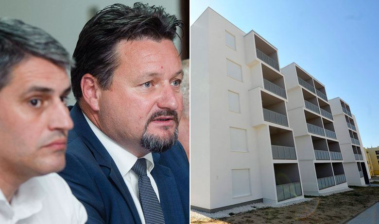 Krešimir Žunić i Lovro Kuščević; POS-ovi stanovi u Zadru