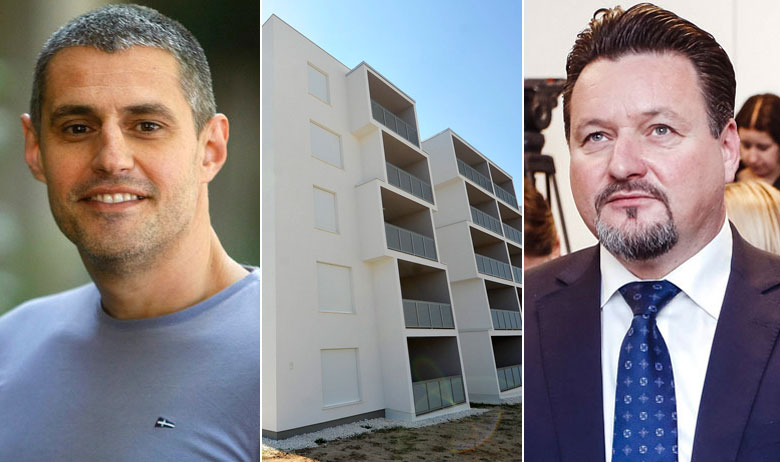 Krešimir Žunić, zgrada u kojoj je Žunić kupio stan, Lovro Kuščević