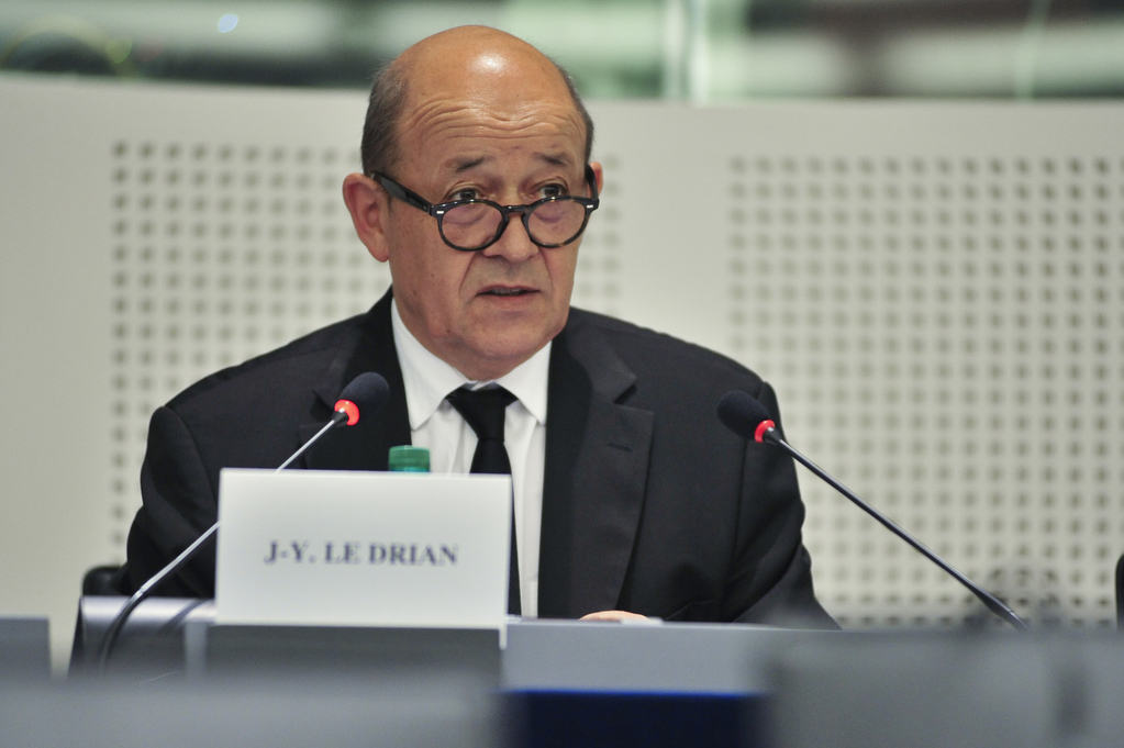 French FM Jean-Yves Le Drian