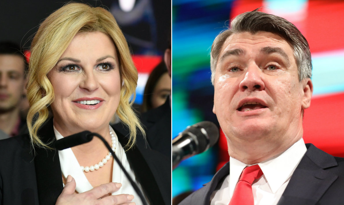 Kolinda Grabar-Kitarović i Zoran Milanović