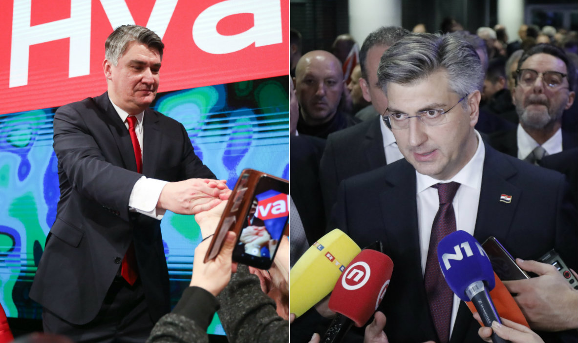 Zoran Milanović i Andrej Plenković