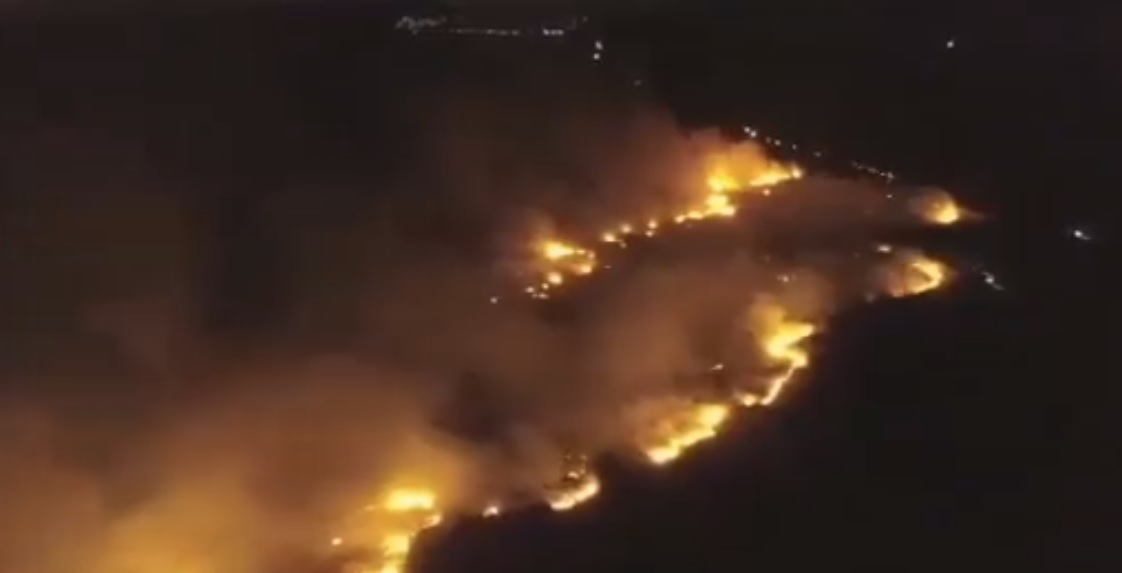 Požar na Pagu, 6.1.2020.