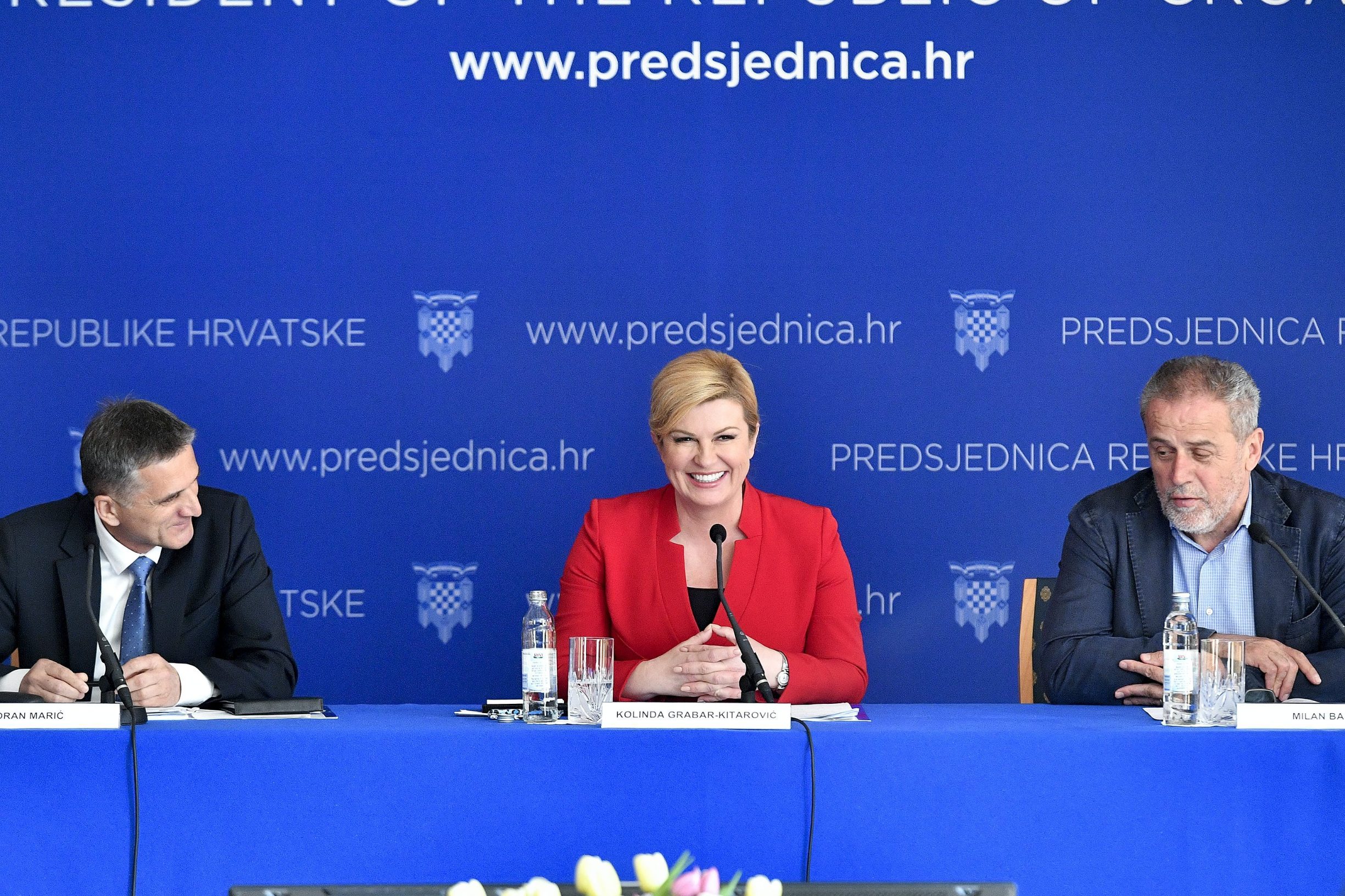 Goran Marić, Kolinda Grabar-Kitarović, Milan Bandić