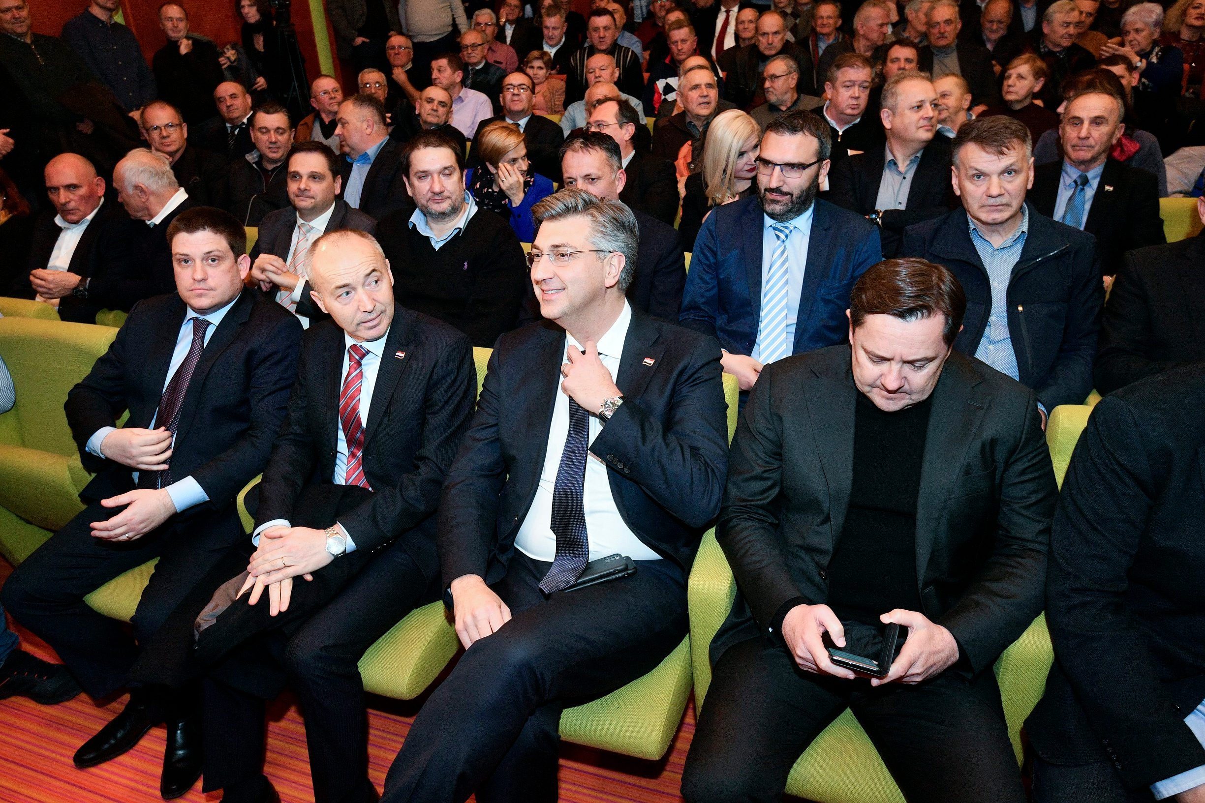 Oleg Butković, Damir Krstičević, Andrej Plenković, Andrija Mikulić