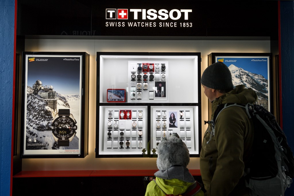 Izlog s Tissot satovima