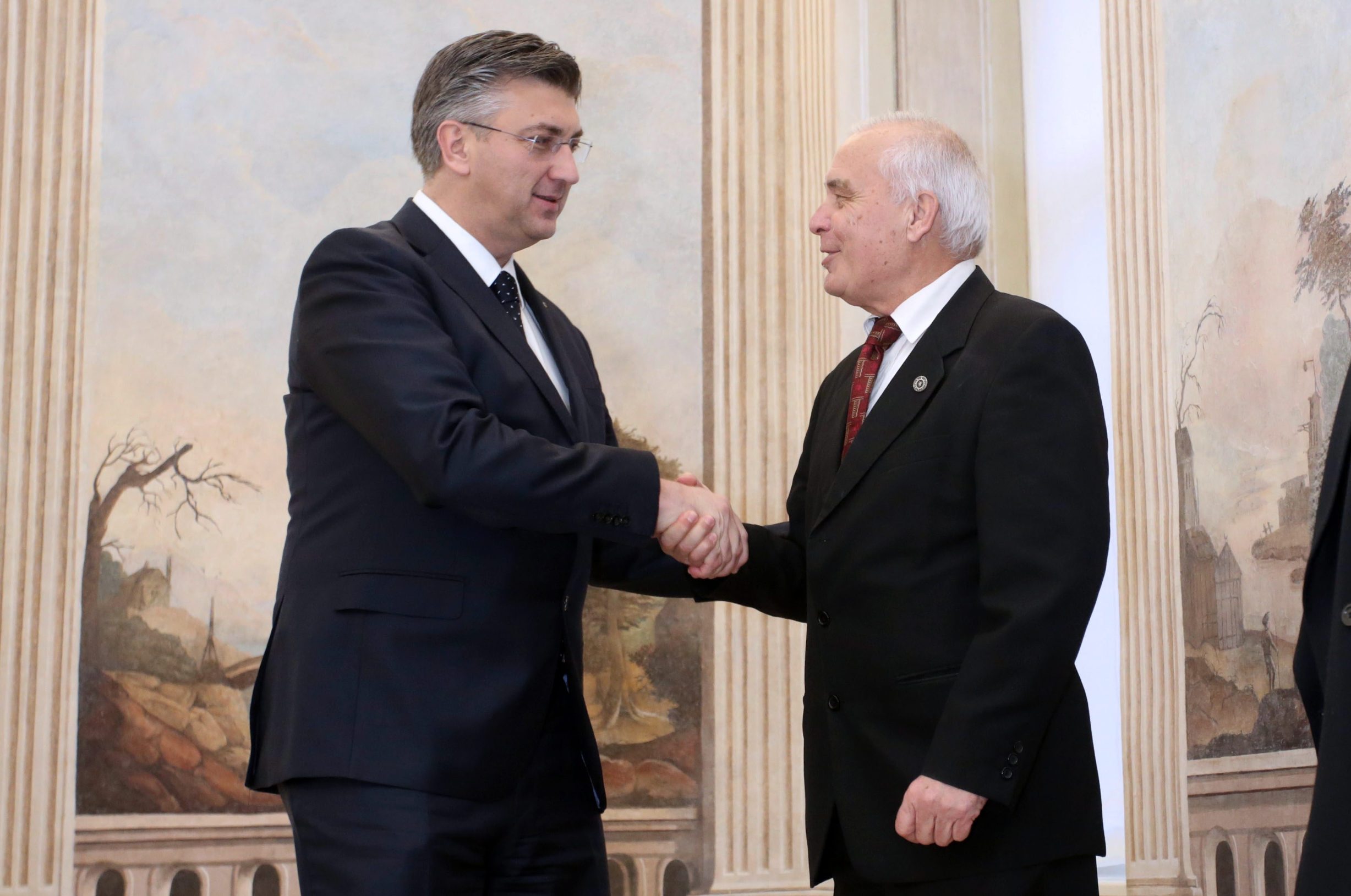 Andrej Plenković i Danijel Rehak