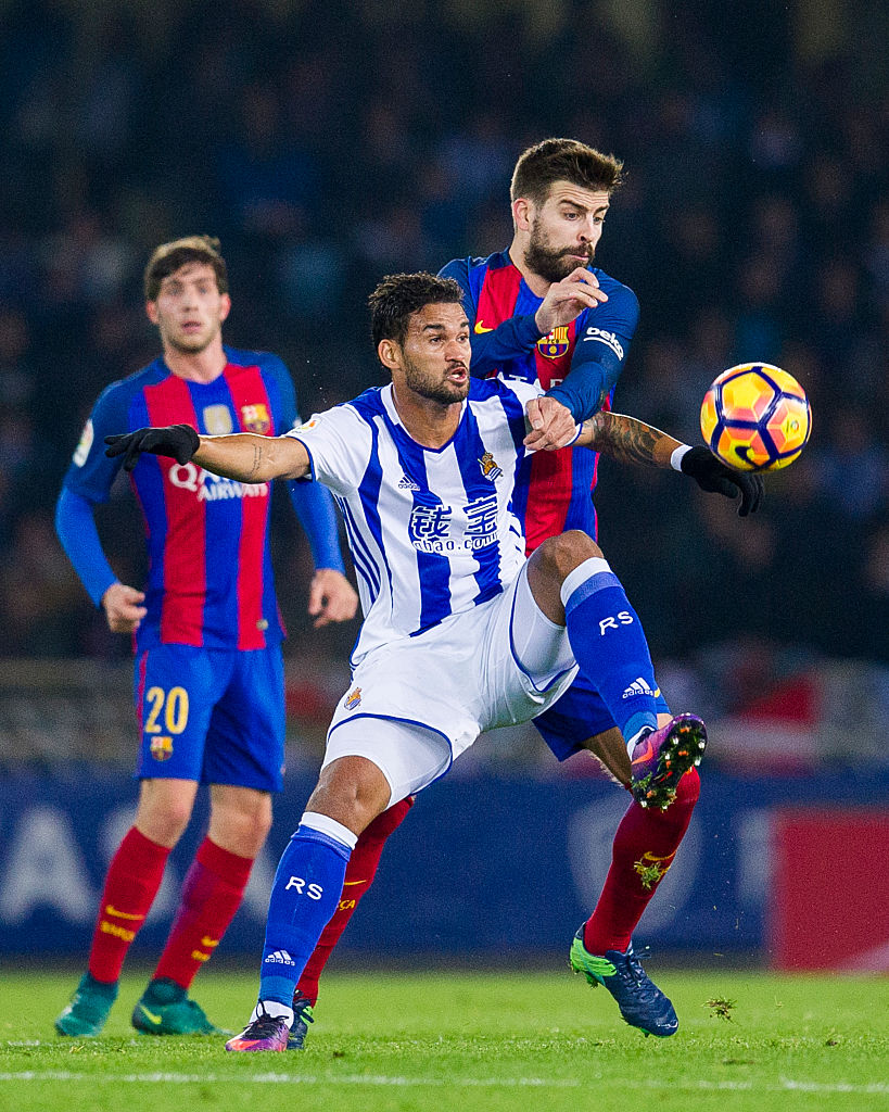 Willian Jose i Gerard Pique