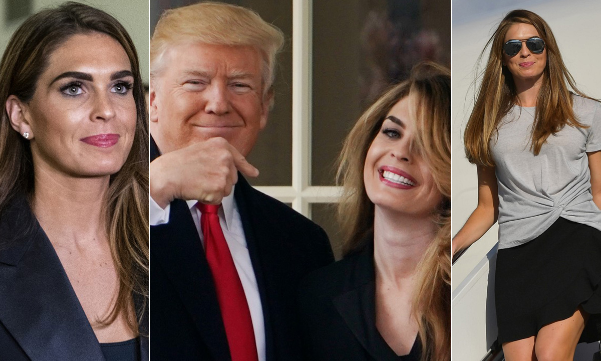 Hope Hicks i Donald Trump