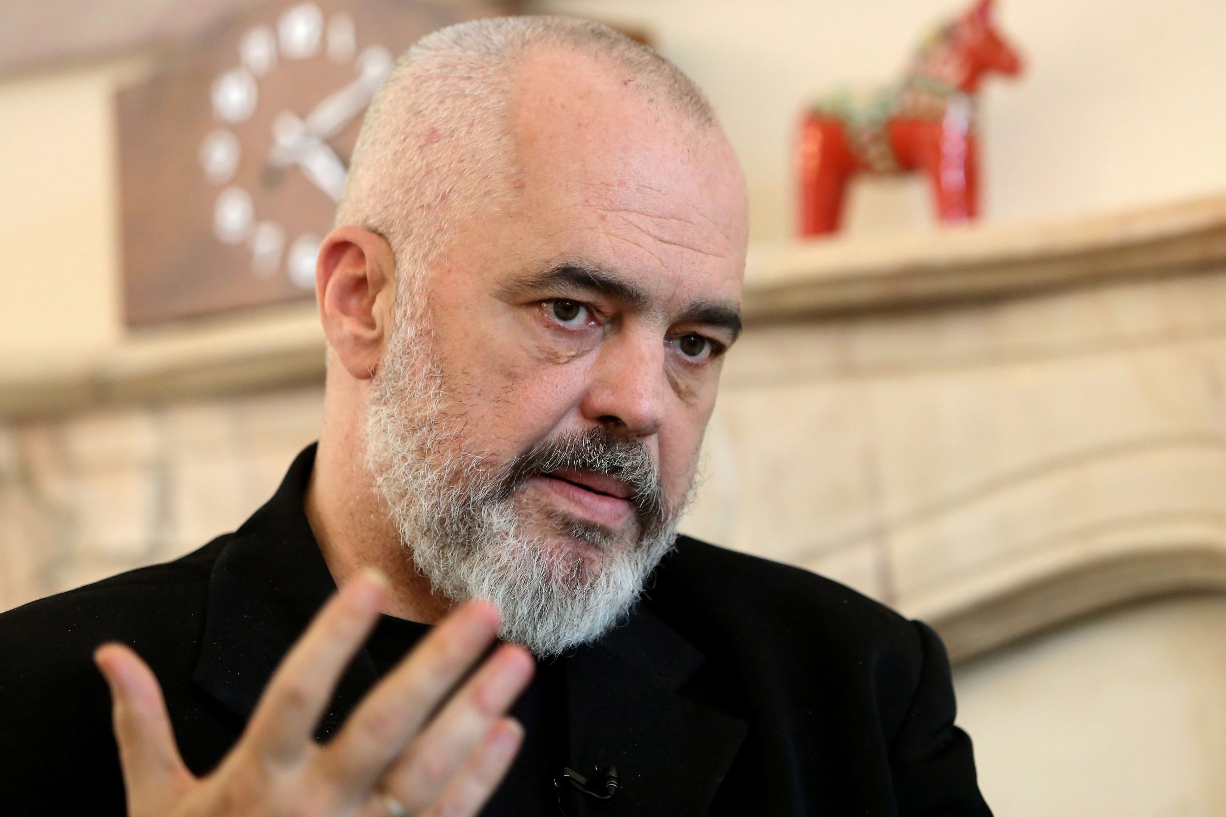 Albania's Prime Minister Edi Rama