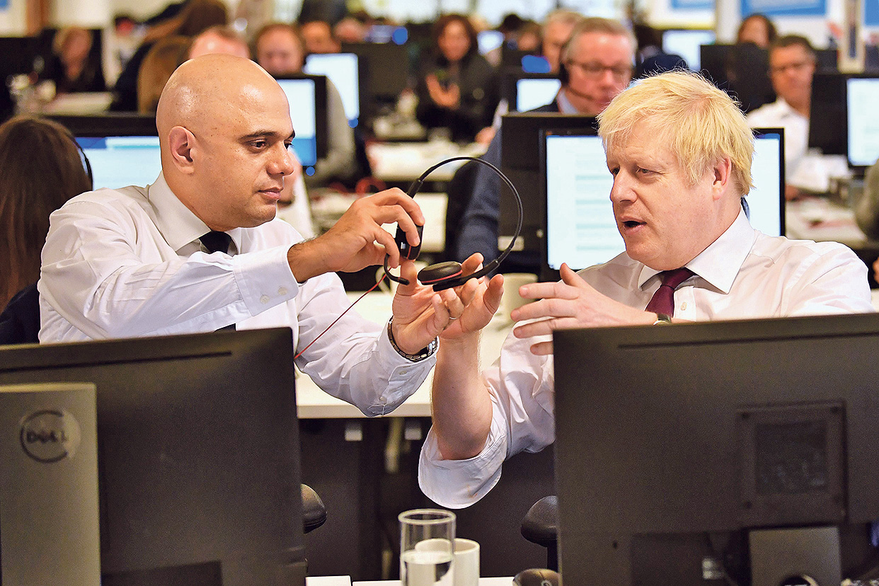 Sajid Javid i Boris Johnson