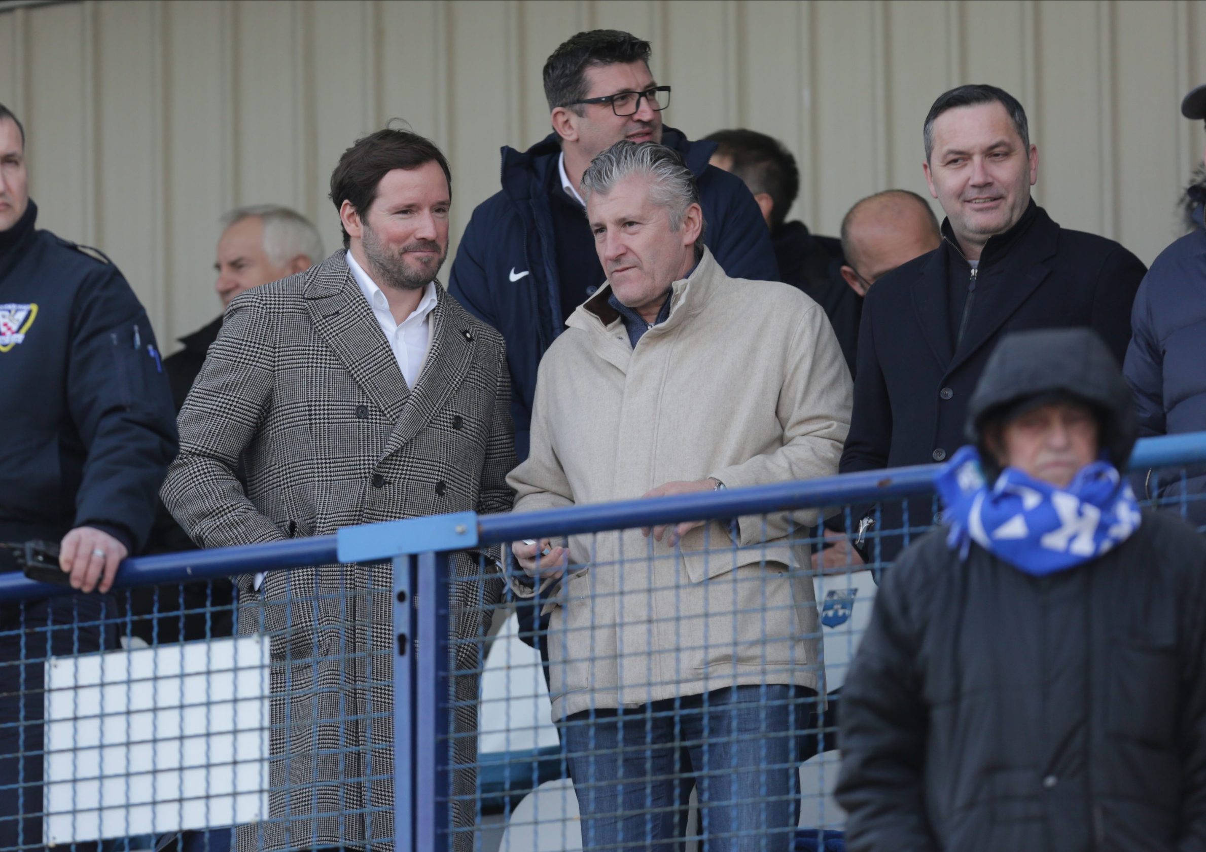 Ivan Meštrović, Davor Šuker i Marijan Kustić u loži