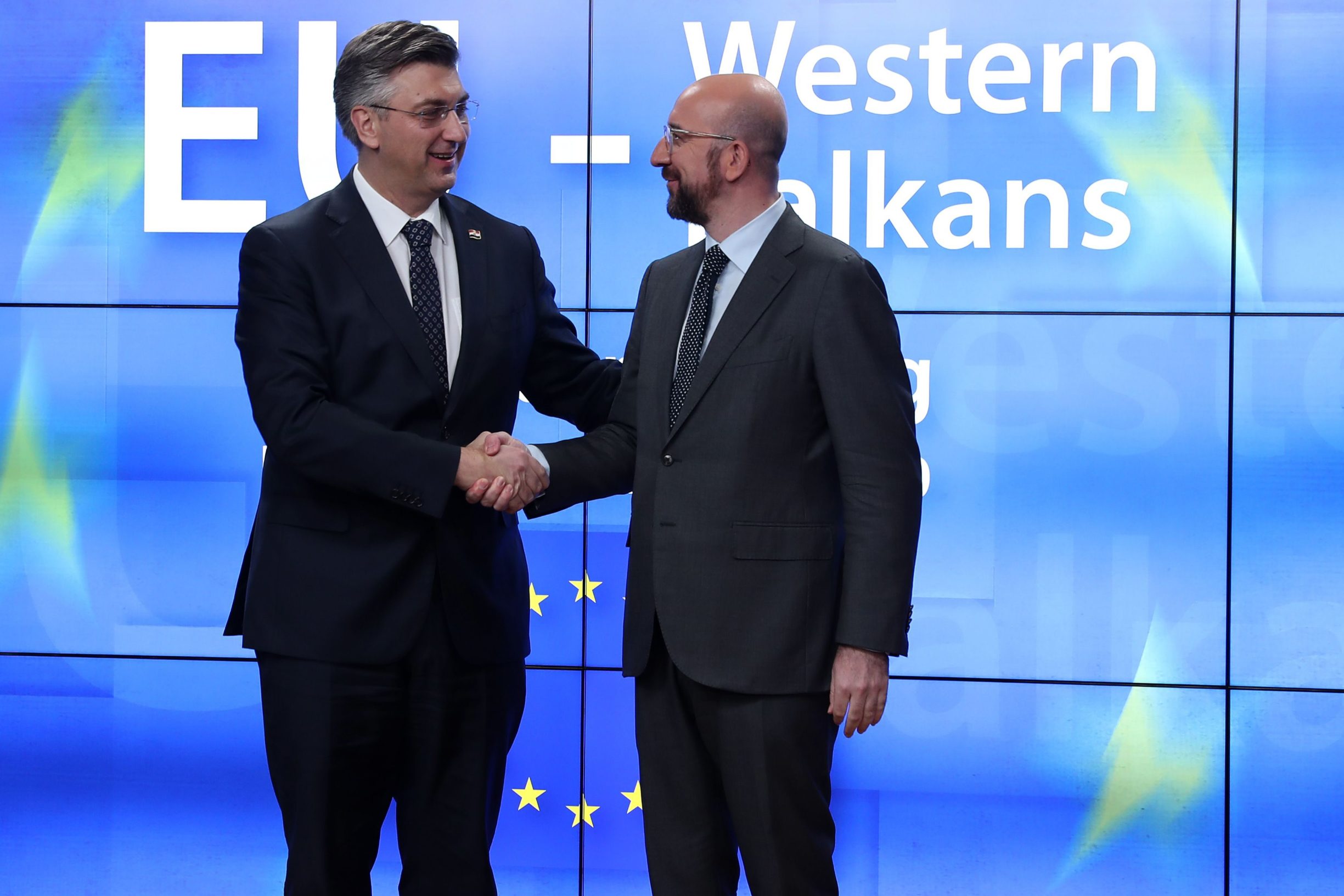 Andrej Plenković i Charles Michel