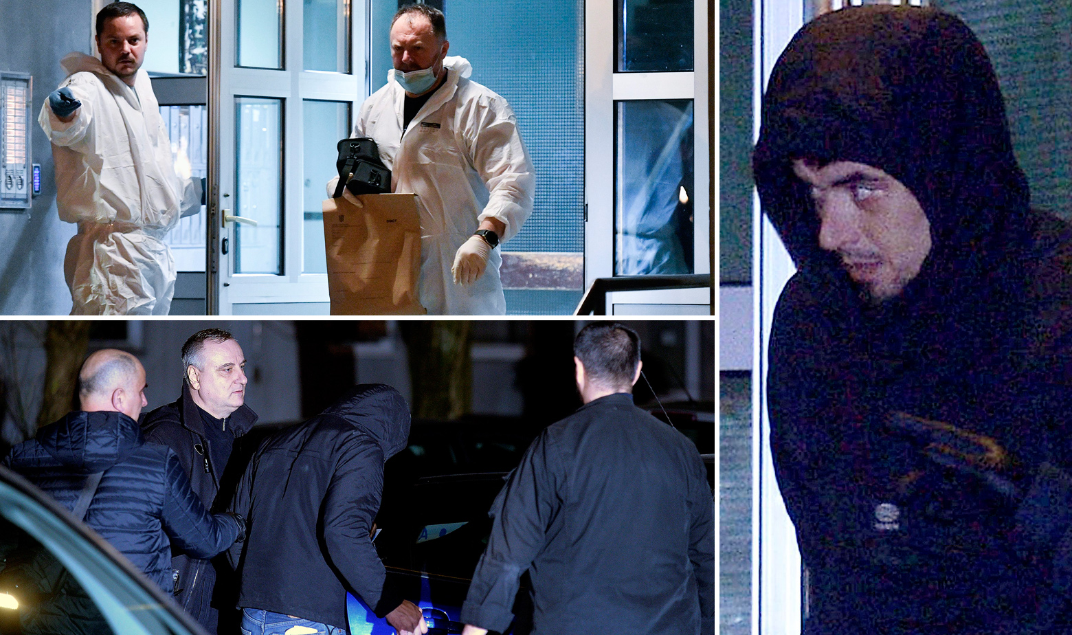 Očevid u Sopotu, privedeni Radoje R. desno