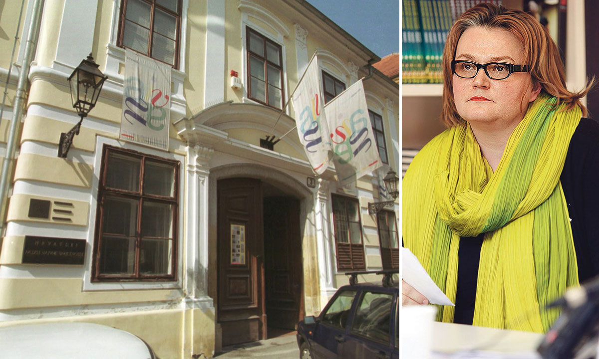 Hrvatski muzej naivne umjetnosti (lijevo), Gabrijela Krmpotić Kos (desno)