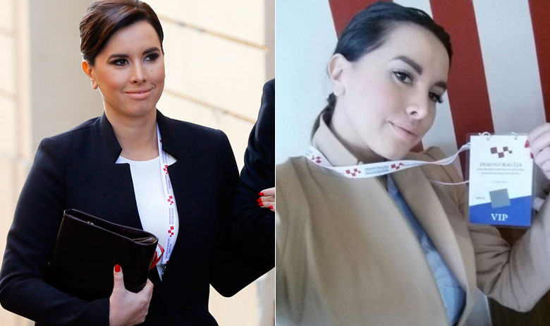 Nives Celzijus na inauguraciji