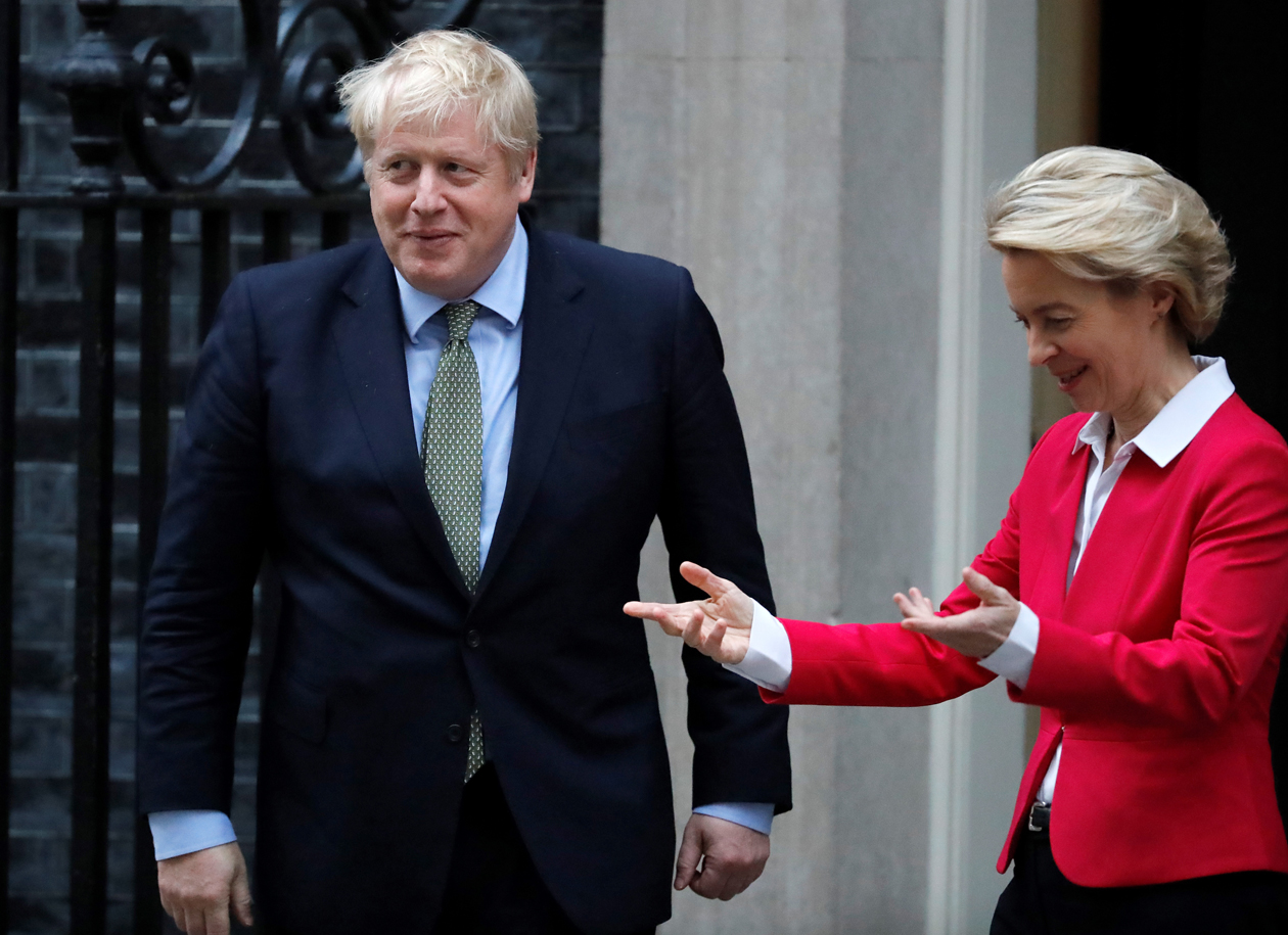 Boris Johnson i Ursula von der Leyen