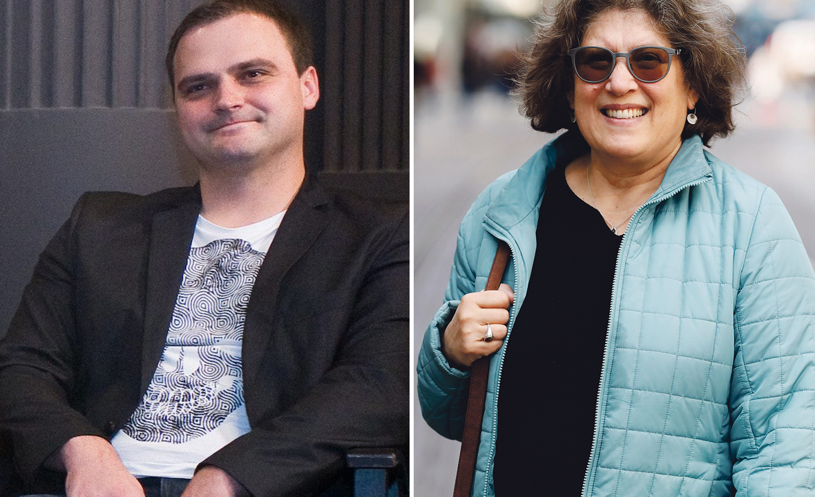 Kristian Novak (lijevo) i Ellen Elias Bursać (desno)