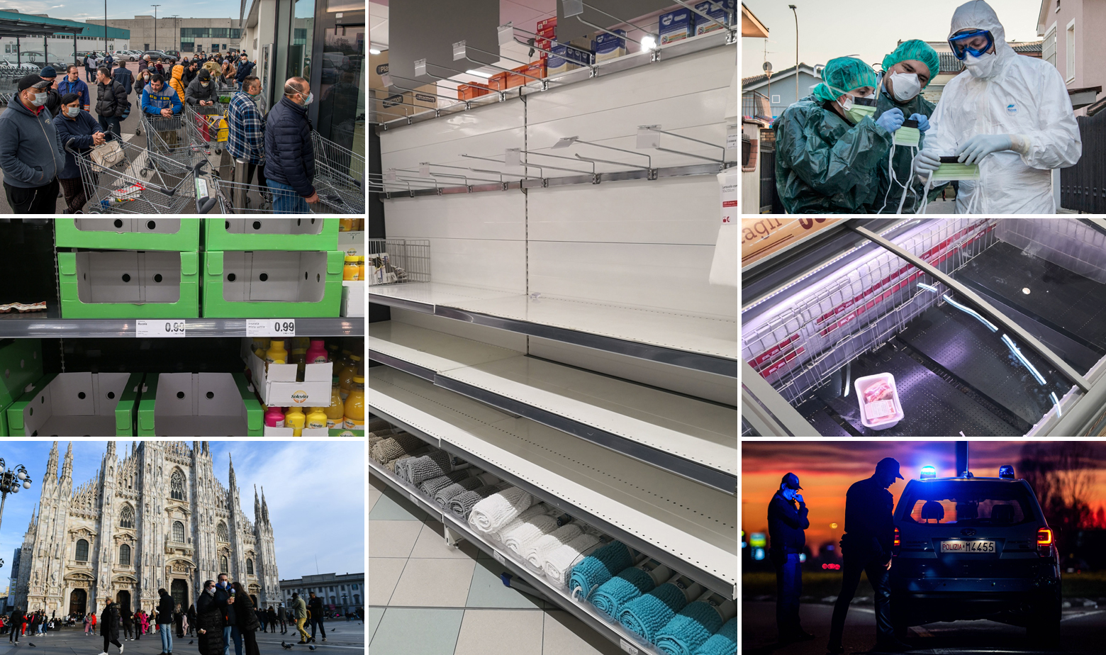 Prizori iz Italije gdje je zbog koronavirusa izbila panika