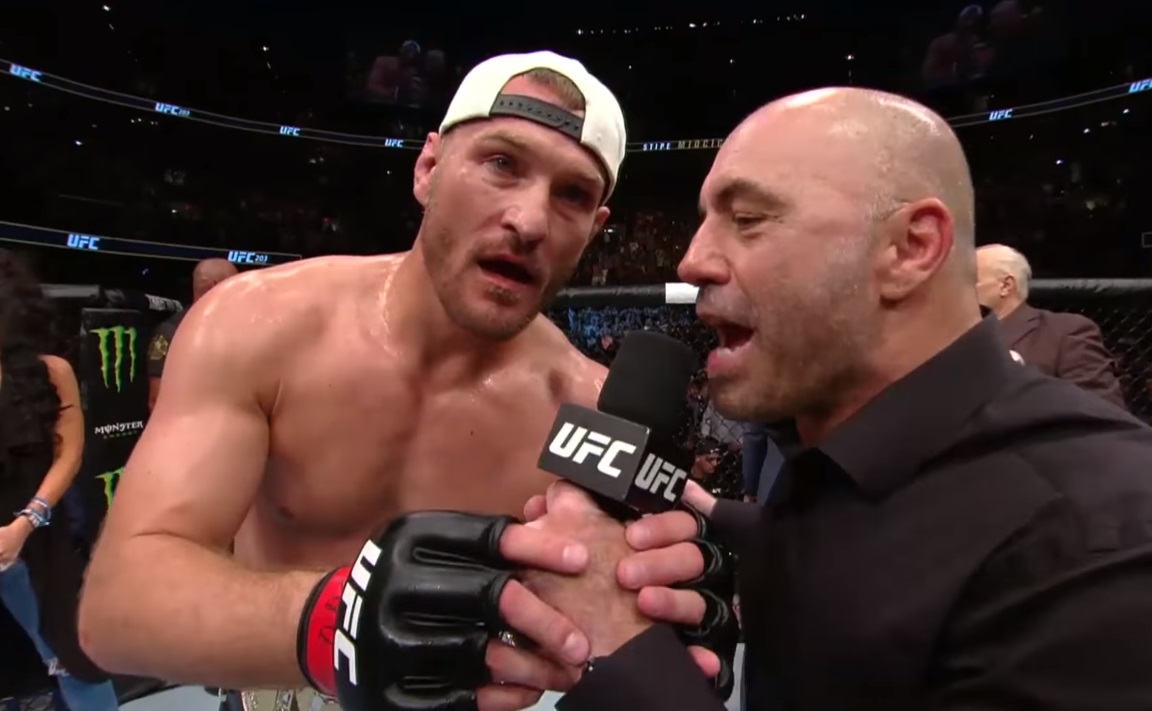 Stipe Miočić i Joe Rogan