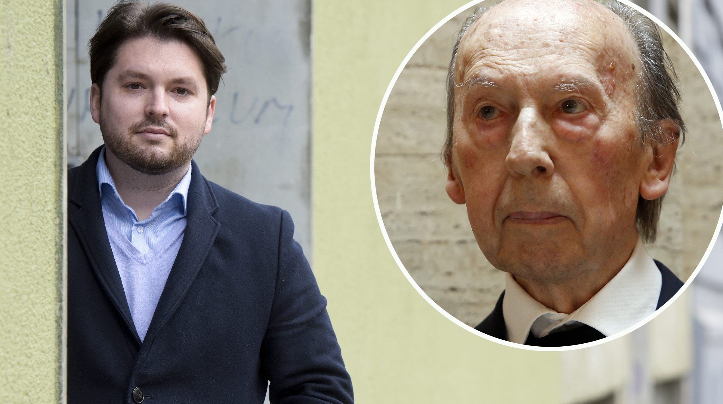 Luka Filipović (lijevo) i Josip Vaništa (desno u krugu)