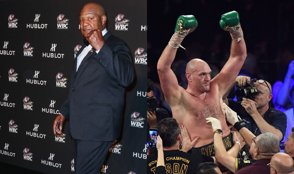 George Foreman i Tyson Fury