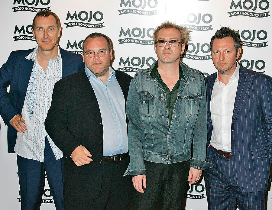 Jon King, Hugo Burnham, Andy Gill i Dave Allen 