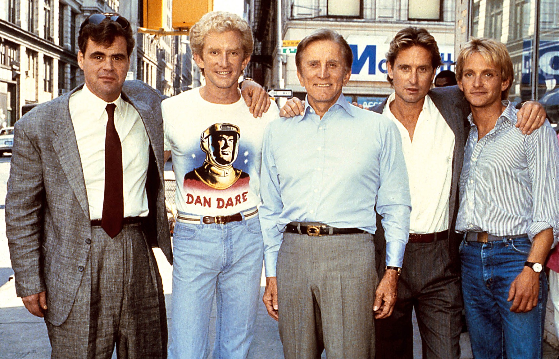 Kirk Douglas sa sinovima Michaelom, Joelom, Peterom i Ericom