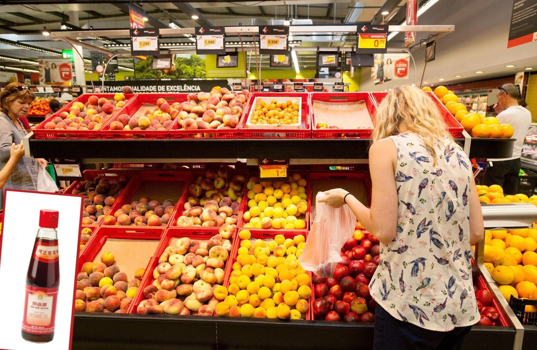 Supermarket i sezamovo ulje Oh Aik Guan u kvadratu
