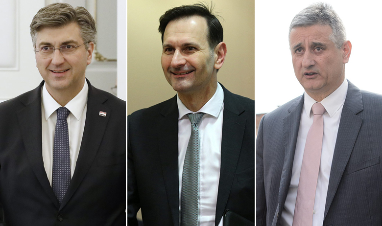 Andrej Plenković; Miro Kovač; Tomislav Karamarko