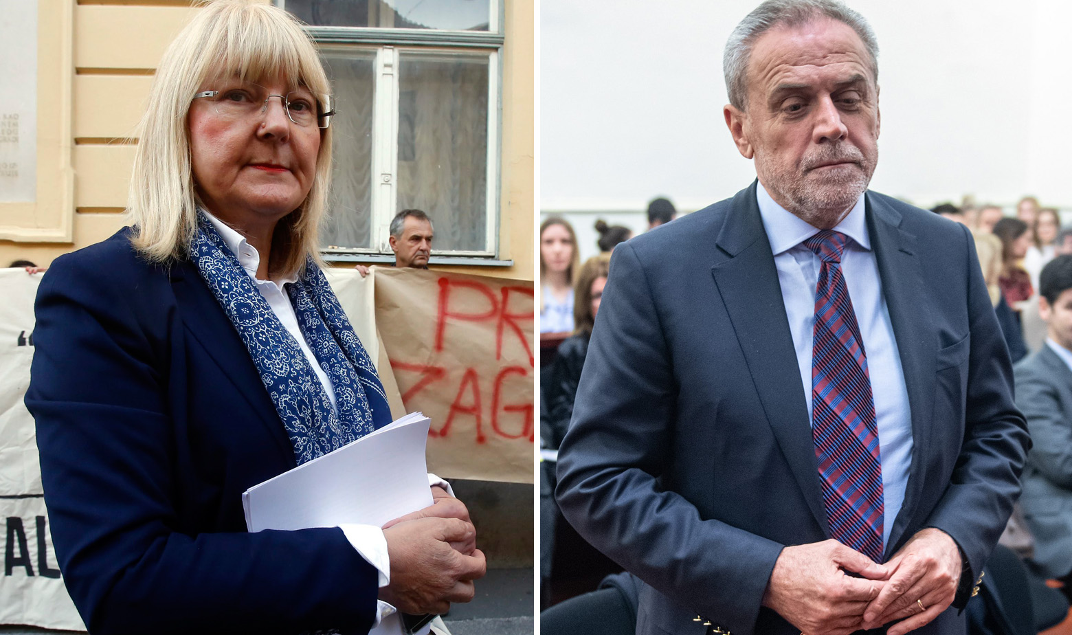 Branka Genzić Horvat i Milan Bandić