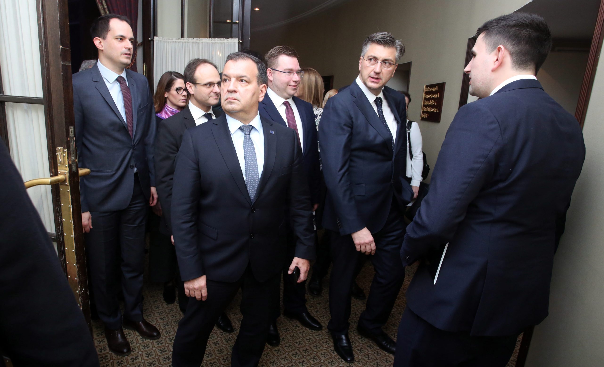 Ivan Malenica, Vili Beroš, Marko Pavić, Andrej Plenković