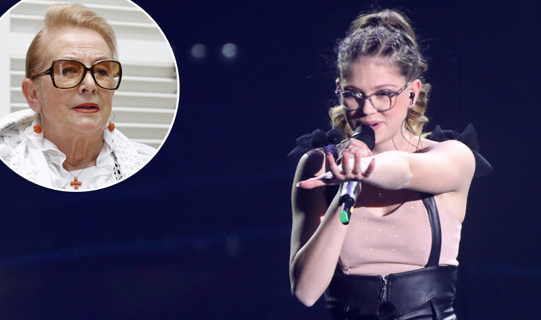 Mia Negovetić; u krugu: Ksenija Urličić