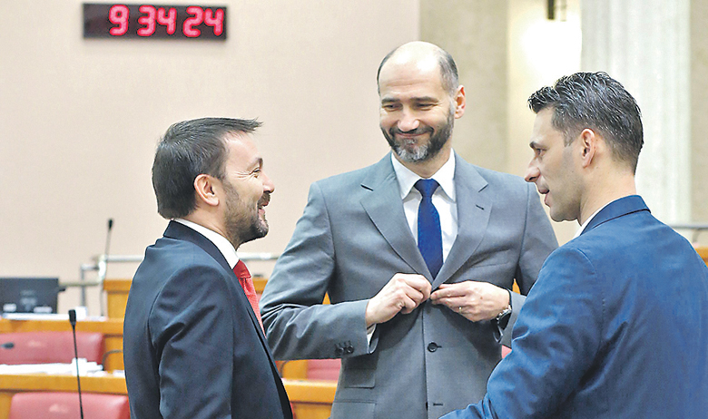 Arsen Bauk, Joško Klisović i Božo Petrov