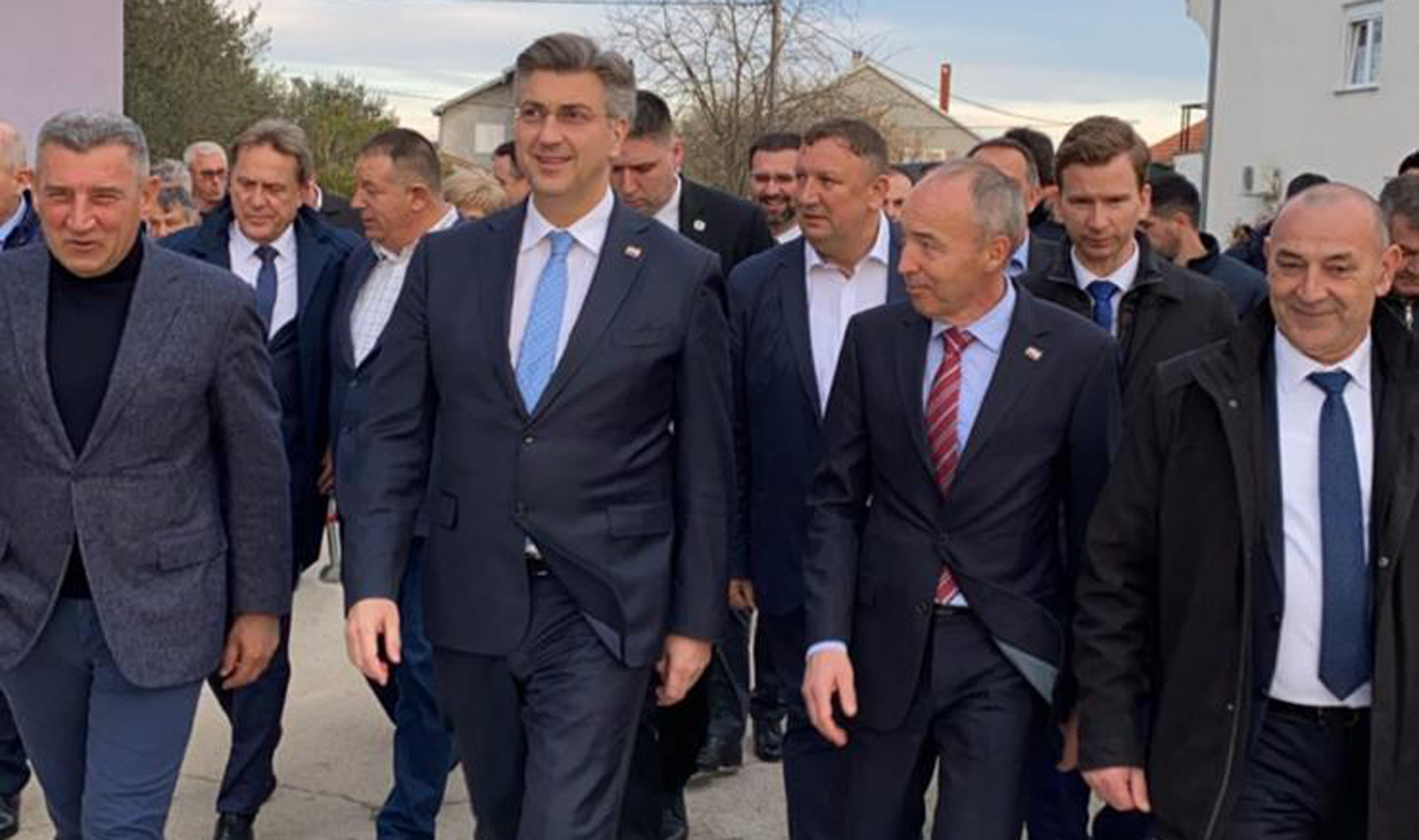 Ante Gotovina, Andrej Plenković, Damir Krstičević i Tomo Medved 