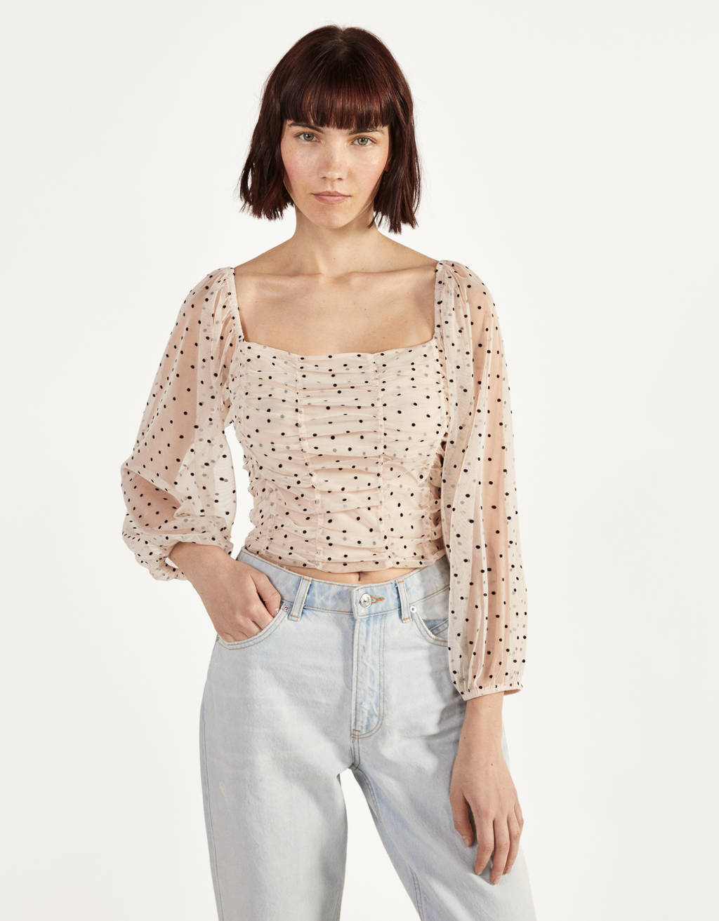 Bershka bluza s točkicama, 149,20 kuna