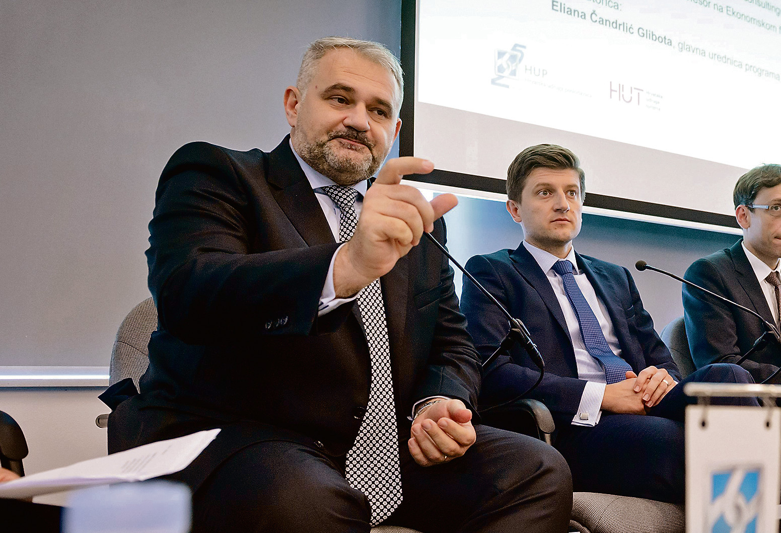 Glavni direktor HUP-a Davor Majetić, ministar financija Zdravko Marić