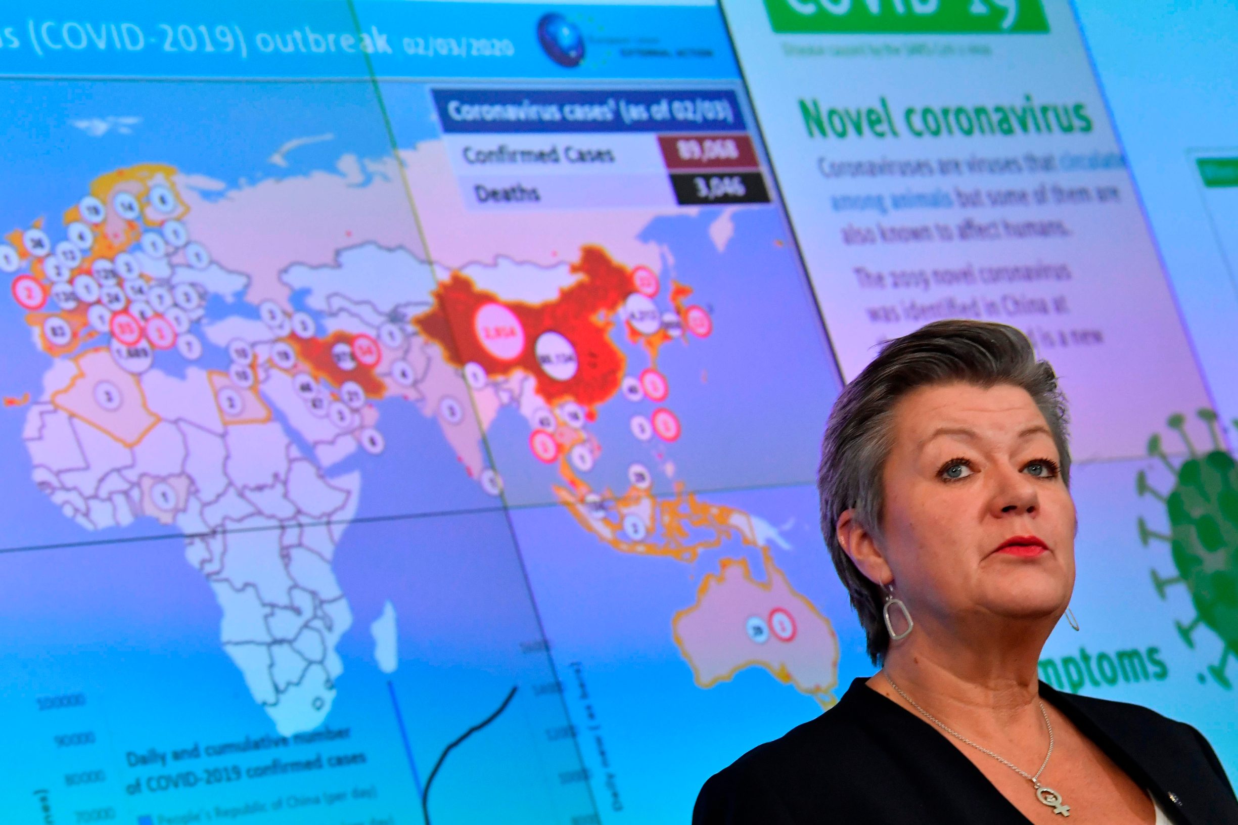 Povjerenica za unutarnje poslov Ylva Johansson
