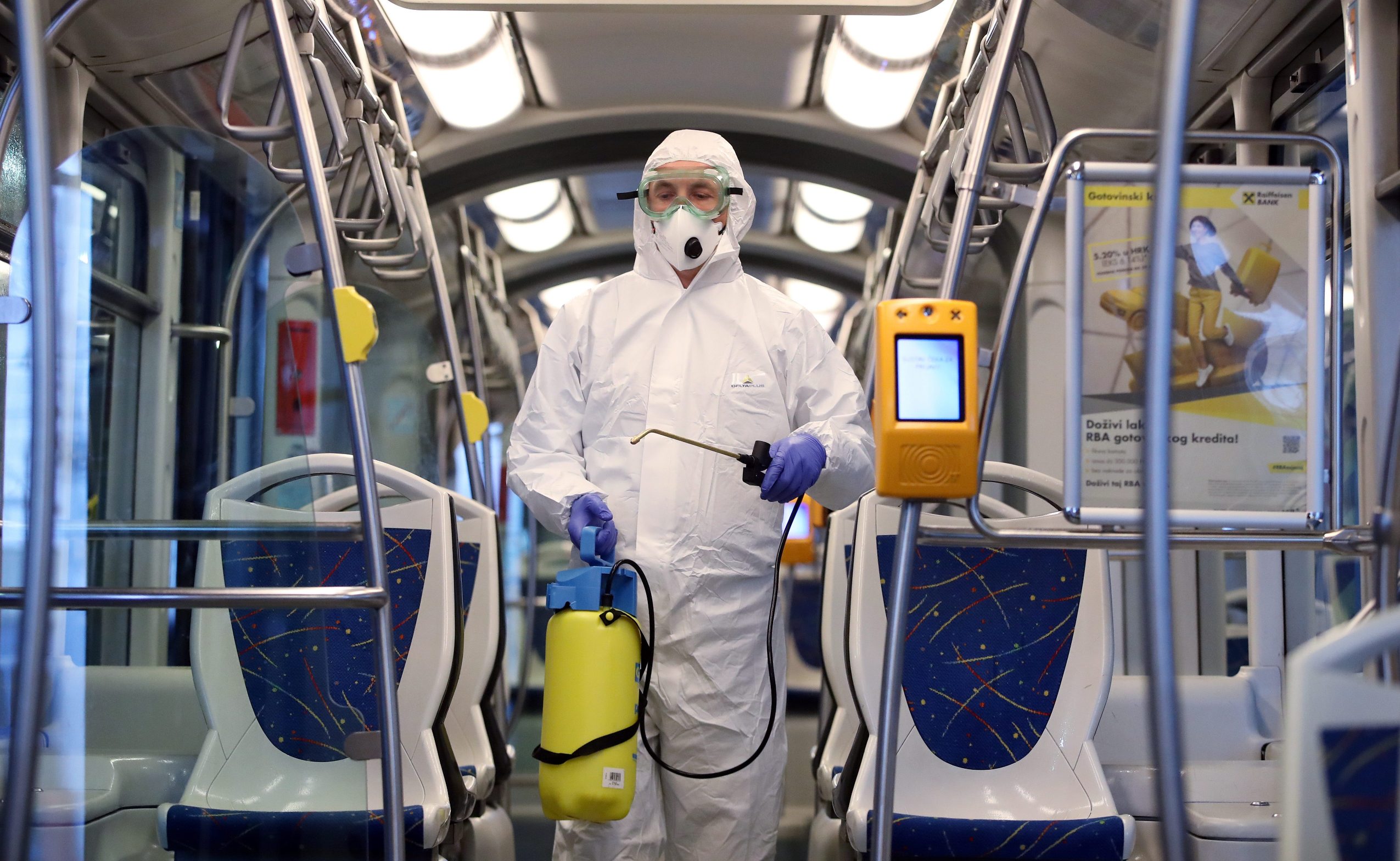 Zbog pojave koronavirusa ZET tri puta dnevno dezinficira tramvaje