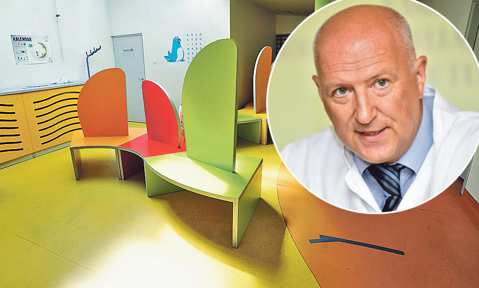 U krugu: ravnatelj Dječje bolnice u Klaićevoj dr. Goran Roić