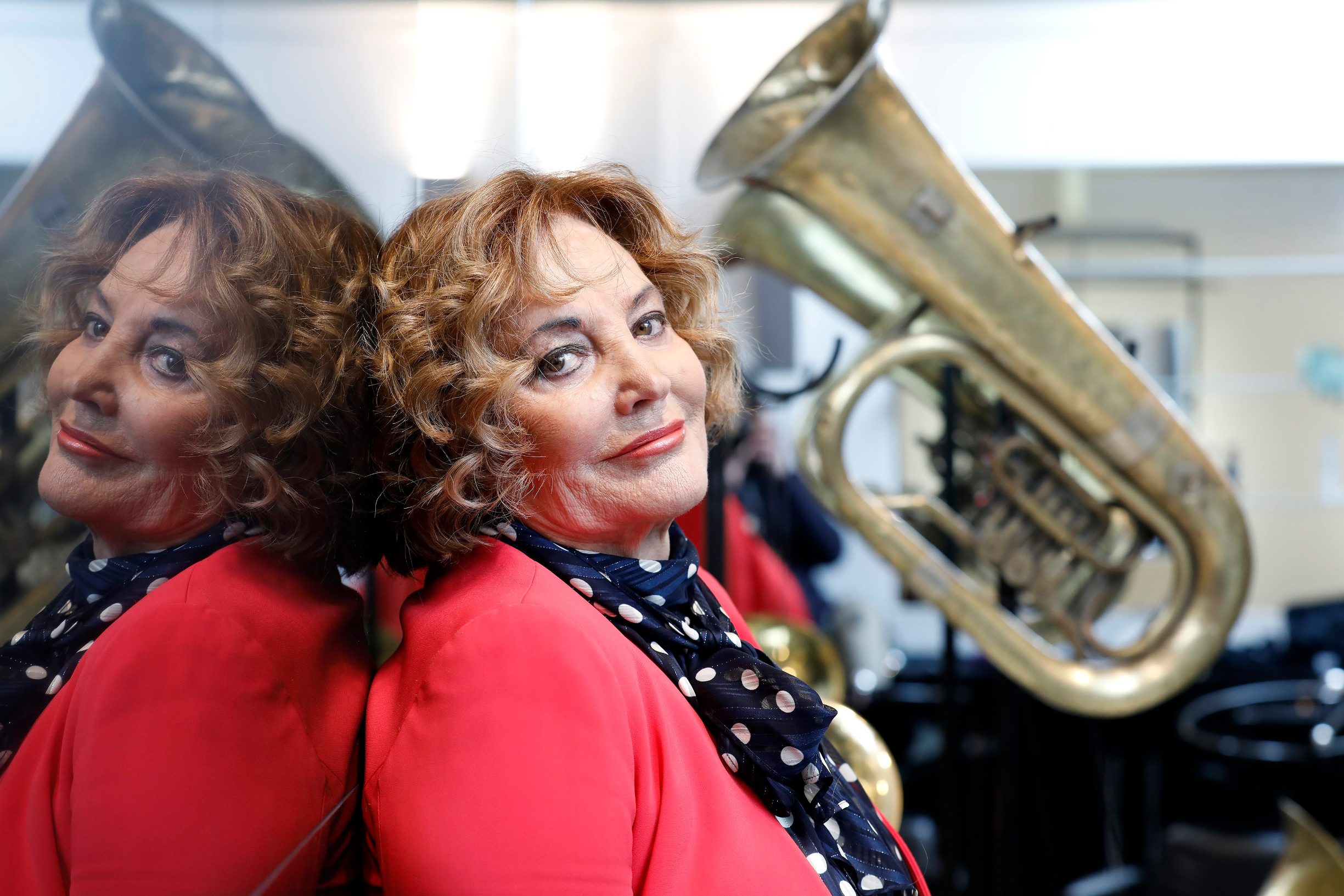 Tereza Kesovija u frizerskom salonu Glamour
