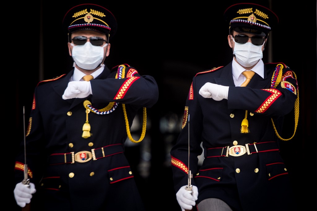 Članovi počasne predsjedničke garde u Slovačkoj